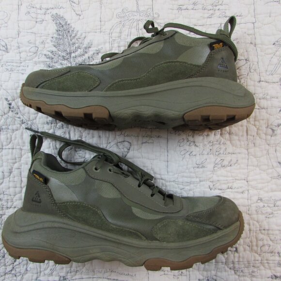 EUC Teva Geotrecca Low RP Hiking Shoe Olive Green Women's size 7 - Picture 5 of 8